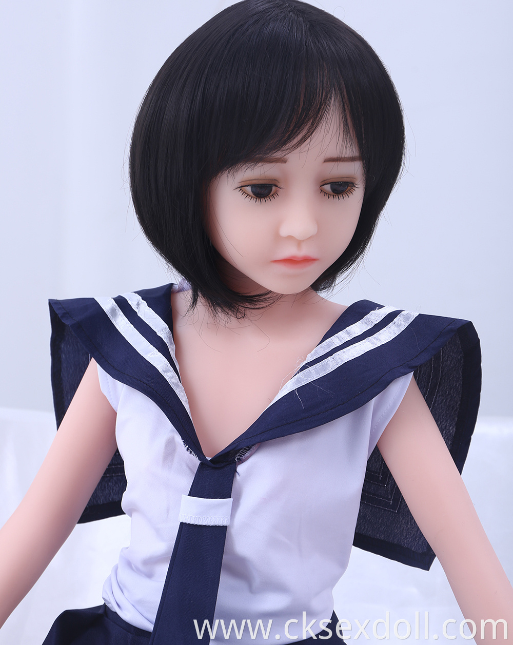 flat chest young girl doll